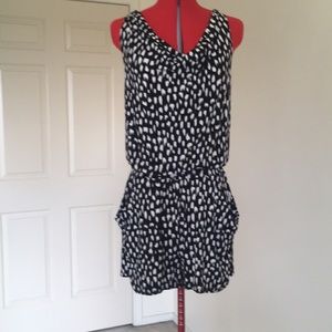 Black and white romper by Three Dots